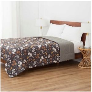 Berkshire Life Floral Reversible Down Blanket QUEEN